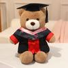 Dr. Bear Graduation Plush Toy - Teddy Bear Gift for Students from Primary To High School