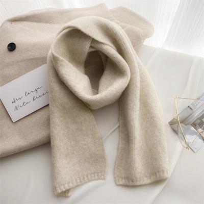 Sciarpa da donna in morbida lana lavorata a maglia stile coreano - Collezione Autunno/Inverno