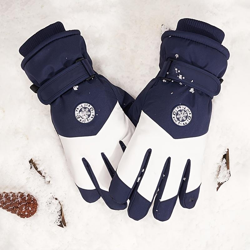 [Warm Ski Gloves] Winter Warm Touchscreen Gloves Thickened Windproof Cold-Resistant Outdoor Sports Cycling Hiking Gloves, High-Quality Couple Gloves