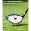 10 Stück Golfschläger Schlagflächen-Aufkleber Golf-Schlagaufkleber-Set Für Übungszwecke Mit Hoher Sichtbarkeit Abriebfestes Design