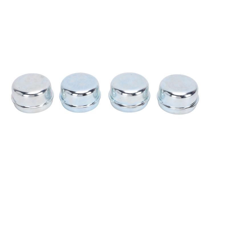 4PCS 1.98 Inch Trailer Axle Dust Caps Steel Trailer Axle Bearing Grease Covers for 2000-3500 Lbs Boat Trailer Camping Vehicle