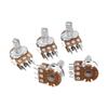 LIZAO 5PCS B1K B2K B5K B10K B20K B50K B100K B500K B1M 6Pin Shaft WH148 Potentiometer 1K 2K 5K 10K 20K 50K 100K 500K 1M