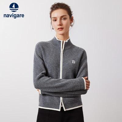 Women's 100% Wool Knitted Cardigan