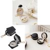 Elegant Leather Jewelry Box With Zipper For Rings And Earrings Storage Perfect For Travel And Gift Giving