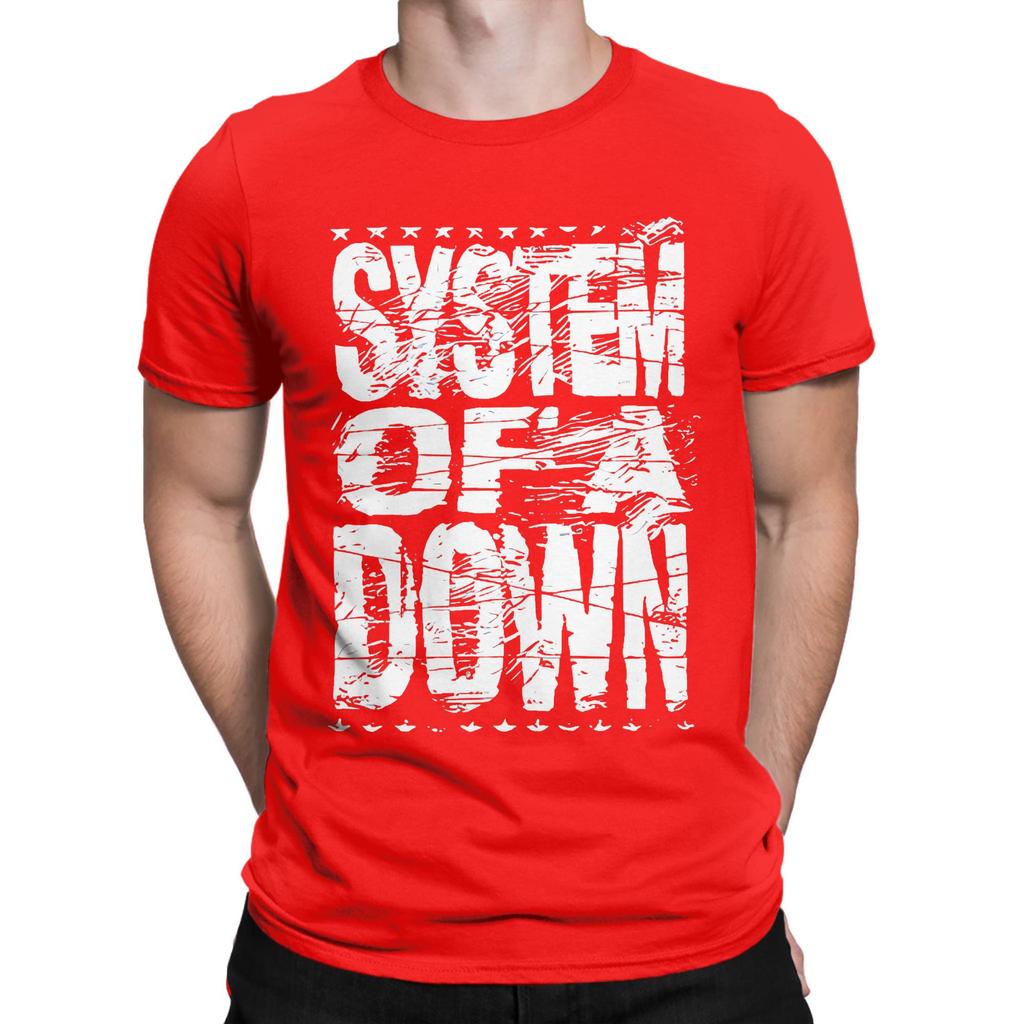 Mens Band System of A Down Mezmerize T Shirts  100 Cotton Clothes Funny Short Sleeve Crewneck Tees New Arrival TShirts