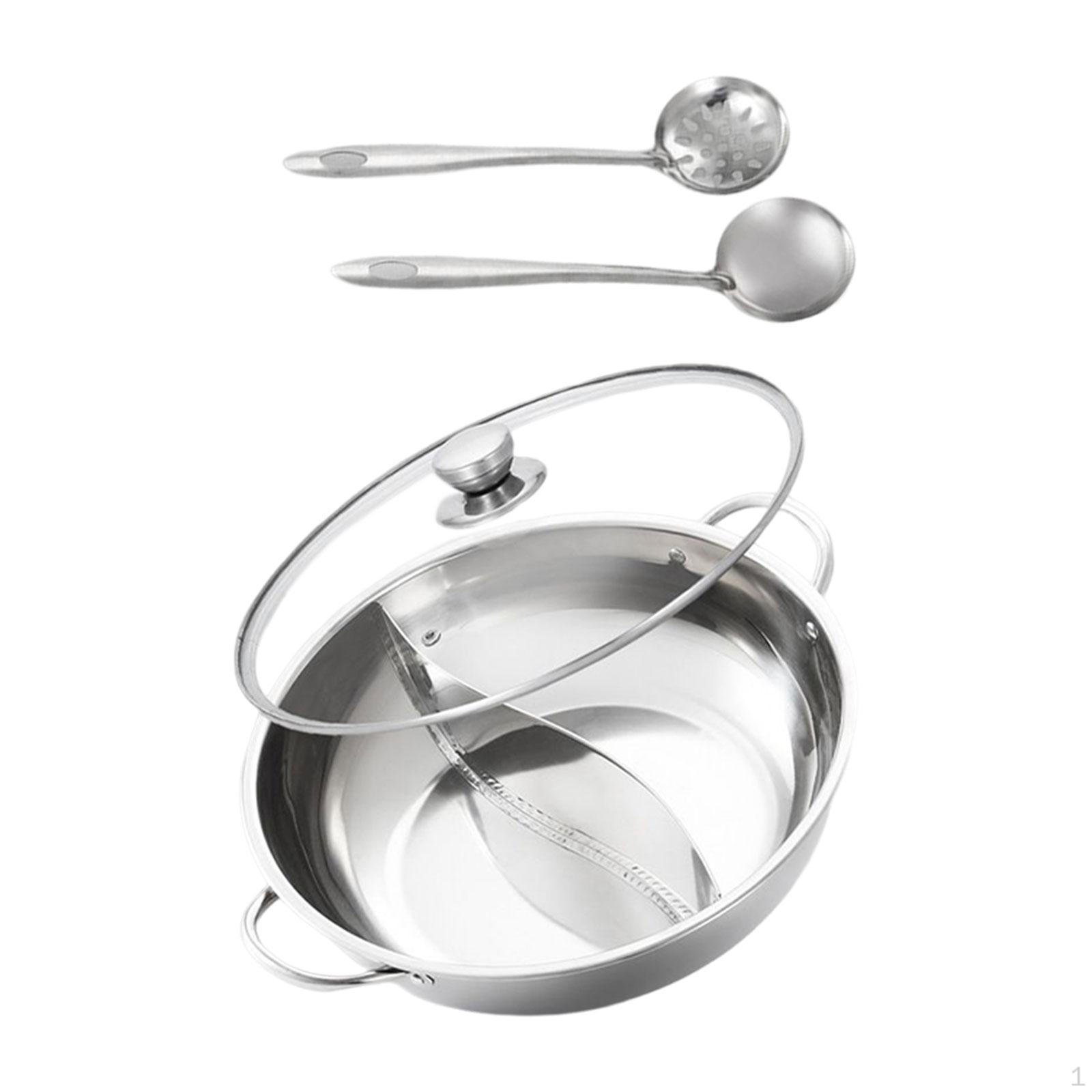 Chamber Stainless Steel Pot for Home Cooking With spoon and lid