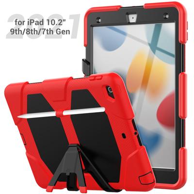 Protective Case with Pen Holder for iPad 8 10.2 Inch Tablet, Full-cover Anti-fall Design.