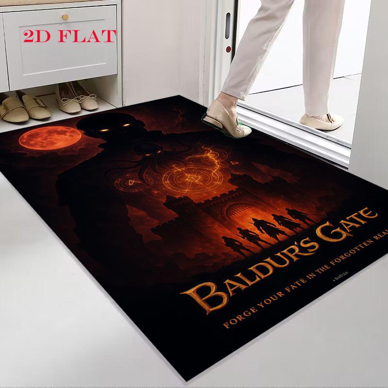 Baldur's Gate Carpet Rug for Living Room Bedroom Home Sofa Decoration,Kids play Nonslip Floor Mat