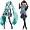 Anime Miku Hatsune Vocaloid Cosplay Costume Wig Tops Dress Tie Outfit Complete