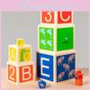 Wooden Multifunctional Color Shape Matching Stacking Box Kid Toys Puzzle