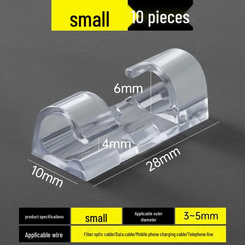 Self-Adhesive Cable Organizer Clips