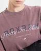 BOXRAW Poetry In Motion Oversized T-Shirt - Women'S W Bxrw-U-Pimt-W [Washed Burgundy]