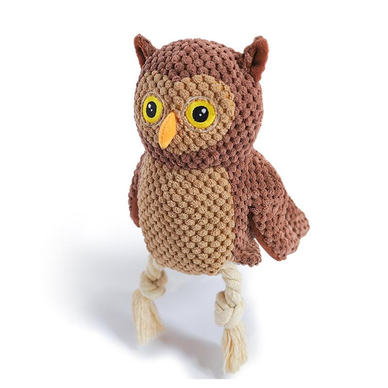 Plush Dog Parrot Toy Bite Resistant Squeaky Dog Toys for Small Large Dogs Puppy Pets Training Accessories Pet Products