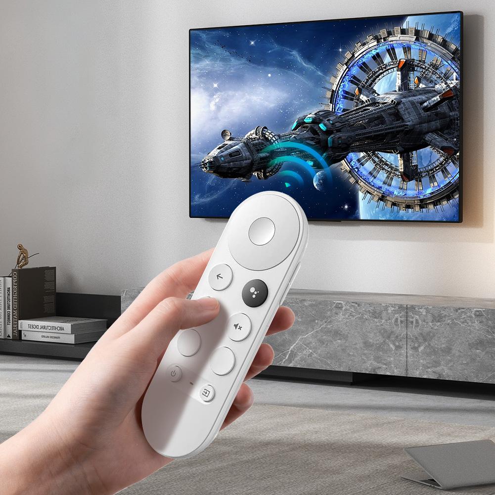 G9N9N IR Remote Bluetooth-Compatible Voice Universal Remote Control Remote Controller for Google TV Chromecast 4K Snow
