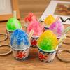 Simulation Food Keychain Summer Smoothie Cup Keychain Snack Food Keychain For Men Women Car Bag Pendant Model Doll Decor Gift