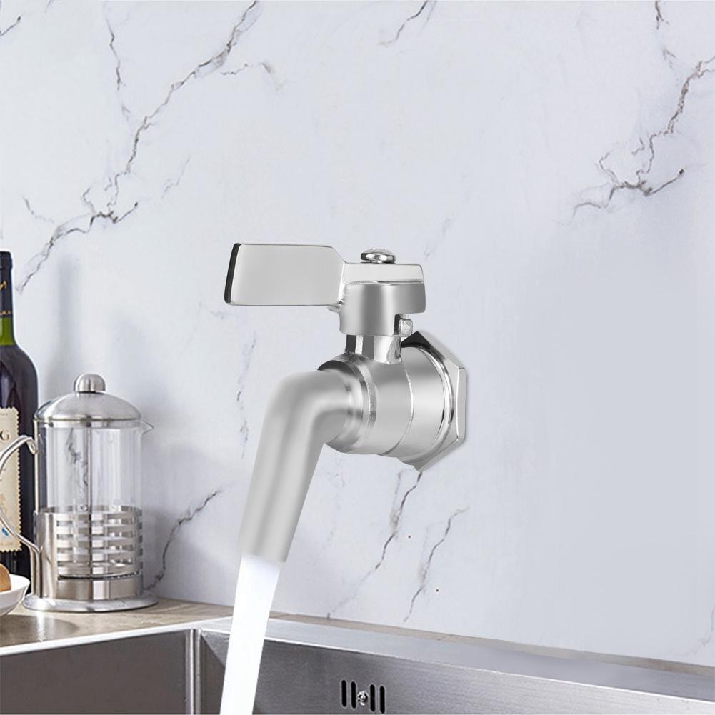 Rubinetto Dispenser Birra, Leva di Controllo Acciaio Inossidabile Rubinetto per Birra Fatta in Casa Vino Bevanda Fusto, Acqua Latte Bevanda con Hlth, sy Servizio per Bollitore