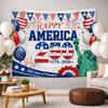1pc 250Anniversary Of Freedom Tapestry 250Years Celebratory Party Wall Hanging Decor for Bedroom Aesthetic Wall Gift To Friends