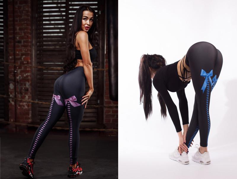 SCIONE Высококачественные европейские штаны для йоги — фото 3