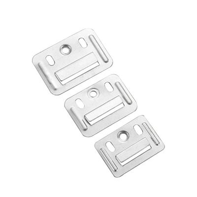 Metal Concealed Wall Board Clip Fasteners for Ceiling Installation with Positioning Holes and Steady Fixing Form for Interior Use