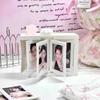 Rotatable Photo Frame Soild Idol Picture Frame Display Stand Desk Accessorie Kpop Photocard Holder Room Desktop Decoration