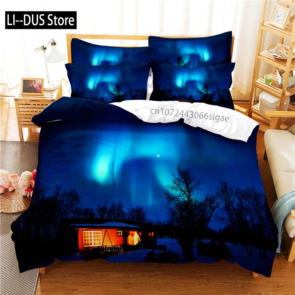 Starry Night Bedding Set Duvet Cover Set 3d Bedding Digital Printing Queen Size Bedding Set Fashion Design