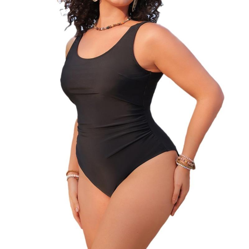 Large Size European and American Sexy One-piece Swimsuit