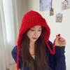 Warm Woolen Cap Thickened Beanie Hat Trendy Knitted Cap  Autumn Winter