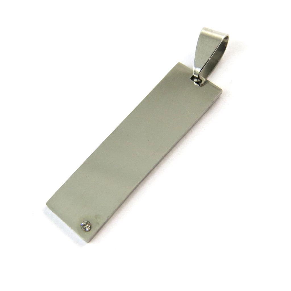 Les Trésors De Lily [N7005] - Přizpůsobitelný přívěsek "Peaceful" - 35x10 mm