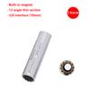 Universal Spark Plug Socket Spark Plug Wrench 3/8 Magnetic 12 Angle Thin Wall for 14/16mm Spark Plug Removal Auto Repair Tool