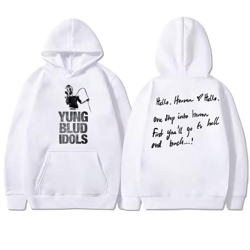 Hot Sale Yungblud IDOLS 2025 New Album Graphics Sweatshirt Unisex Vintage Hip Hop Hoodies Men Women Fleece Long Sleeve Pullovers