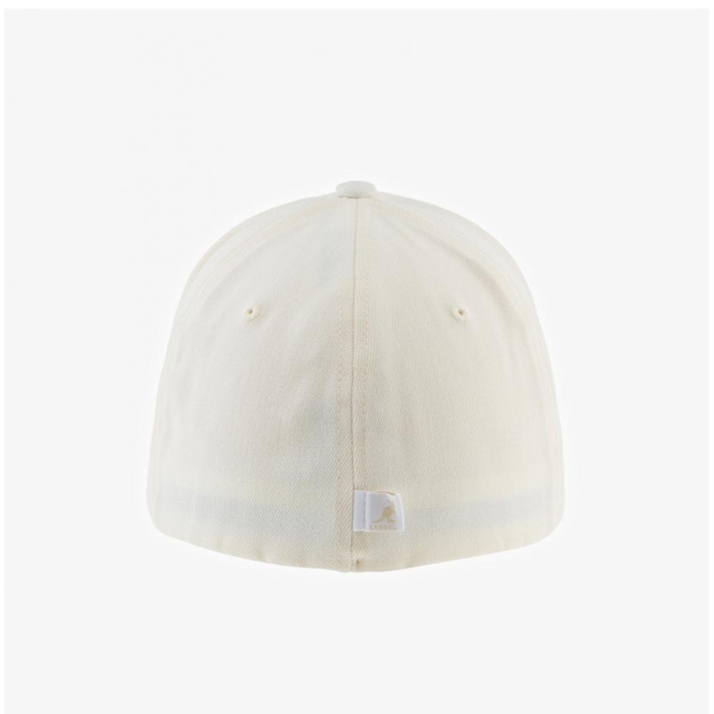 Kangol 8650bc White Flex Fit Wool Ball Cap
