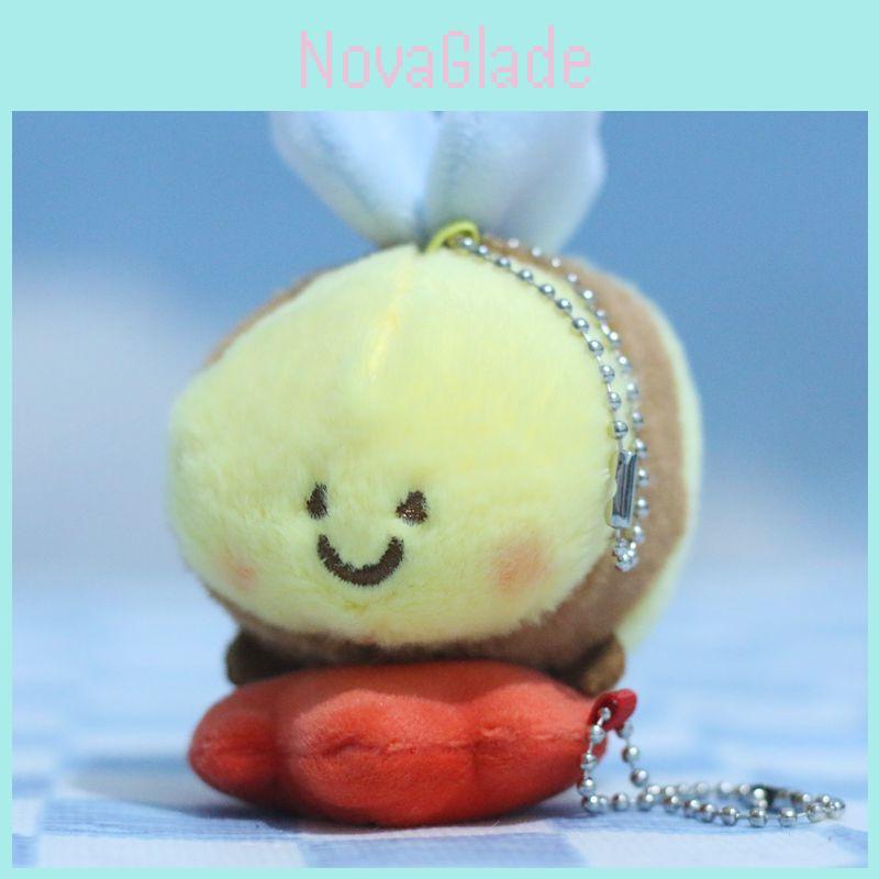 Whimsical Plush Bumblebee Character Hanging Pendant With Super Soft Fabric