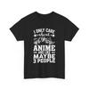 Manga Stijl T-shirt | Anime Liefhebbers Tee | Ik geef alleen om Anime T-shirt