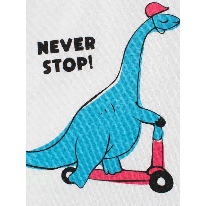 27Kids Spring and Autumn Boys' Fake Two-Piece Long-Sleeved T-shirt Children Dinosaur Bottoming Shirt Boys' Cotton Clothes