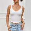Damen Europäisches und Amerikanisches V-Ausschnitt Spitzen Samt Camisole Top - Lässig und Vielseitig