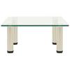 Soporte de TV 40 x 35 x 17 cm Vidrio Templado Transparente