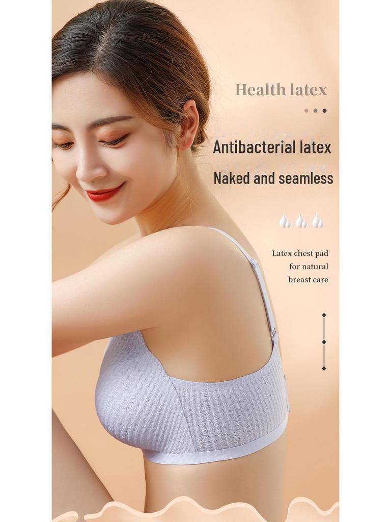 Seamless Wheat Ear Lace Bralette: No-Slip, No Steel Ring, Sexy Thin Suspender Design