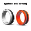 1/2Pcs Fishing Line Puller Anti-Slip Rubber Ring Portable Line Pull Loop Aluminum Alloy Fishing Tackle Tool Fishing Equipment