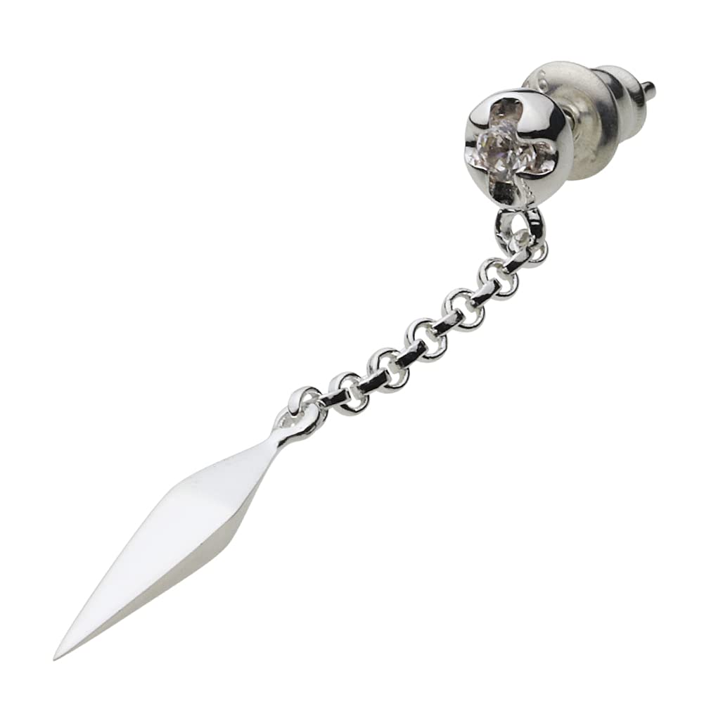 

Серьги-подвески Swing Dagger из белого циркония 925 пробы fe0136 [Figmart] [Серебряные аксессуары]