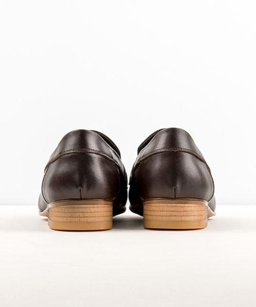 Leatherless #5041 / Flat Outsole Loafers / Dark Brown / For Men