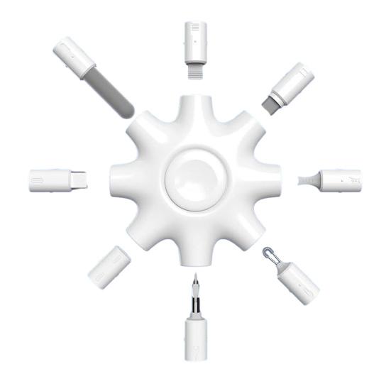 

Очиститель цифровых продуктов, сенсорных устройств, телефонов, наушников, набор для легкой очистки и технического обслуживания белый