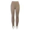Ribbed Knit Leggings Women High Waist Cotton Fitness Basic Pants Casual All-Match Female Skinny Leggings