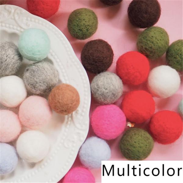 2cm New Pom Felt Balls Wool Beads Nursery Craft Supplies DIY Crafts Wholesale 2cm New Pom Felt Balls Wool Beads Nursery Craft Supplies DIY Crafts Wholesale