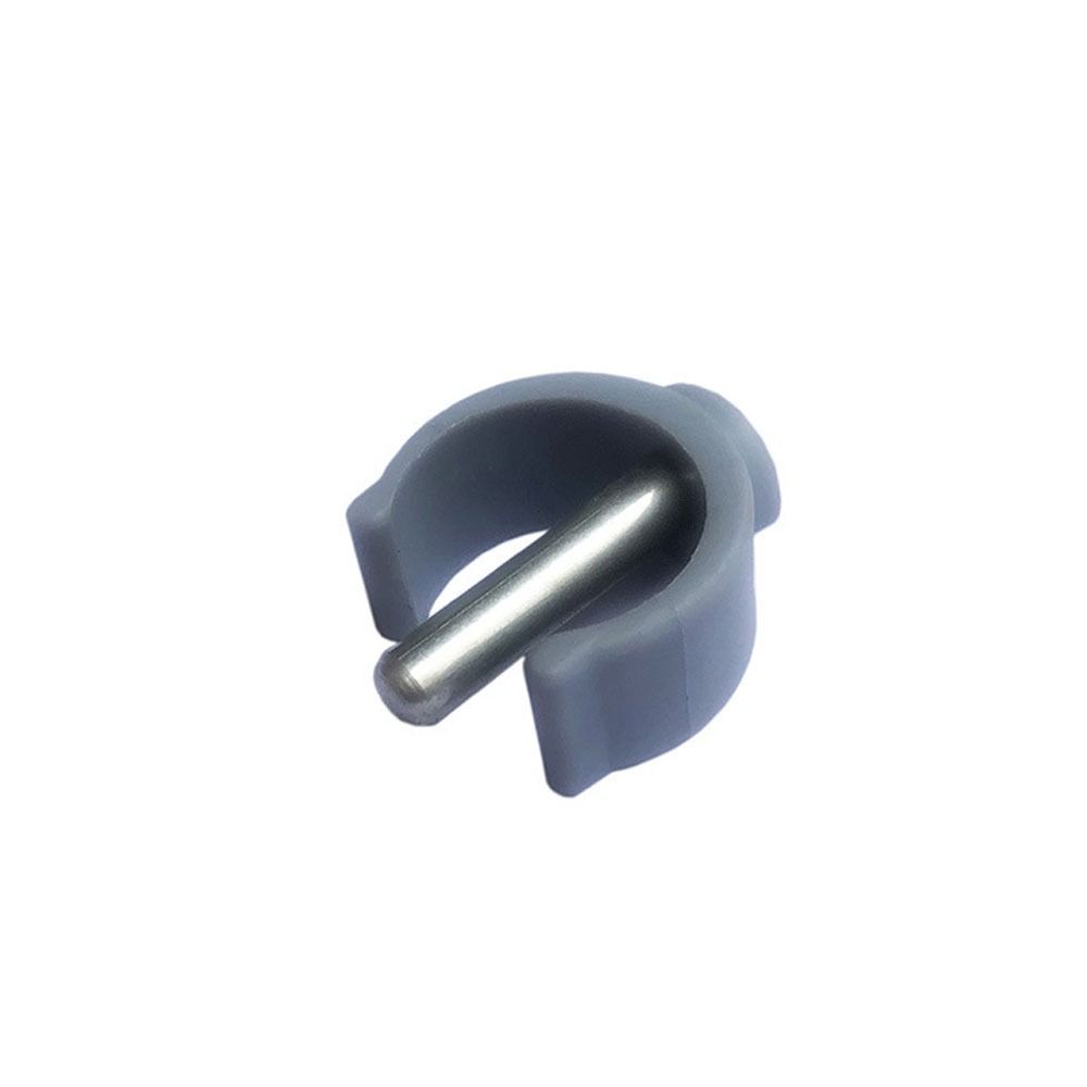 

Grey Walking Aid Accessories 1.1IN C-shaped Buckle Clamp Assembly for Toilet 1Pc