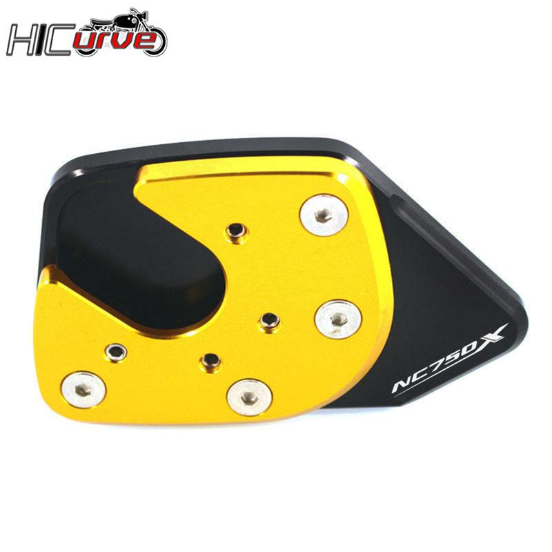 Motorcycle Kickstand Foot Side Stand Extension Enlarger Pad Support Plate For HONDA NC750X NC 750X NC750 X 2017-2020 2019
