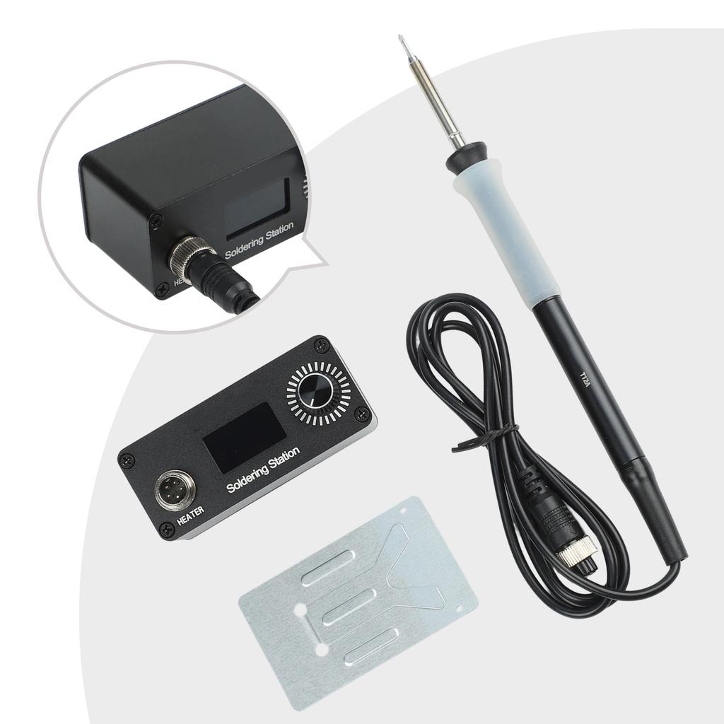 T12 Soldering Station 72W Power Digital Display Adjustable Temperature Range 200 To 430 Celsius No Power Supply