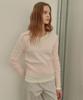 Auro Squared Neck Wool Knit [ Pink ]