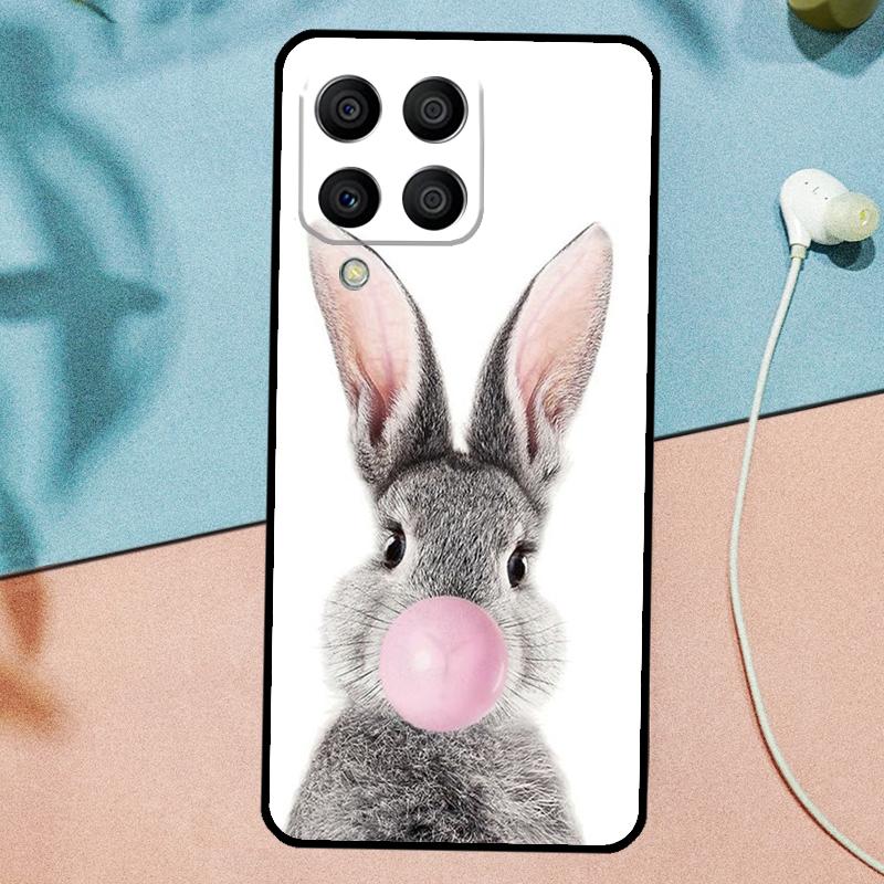 Cute Bunny Rabbit For Samsung Galaxy M14 M34 M54 M20 M06 M16 M12 M13 M15 M35 M55 M33 M53 M21 M31 M32 M52 Case
