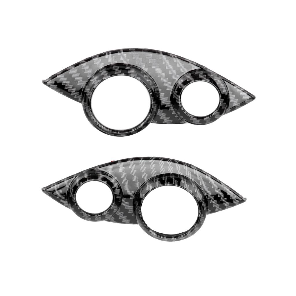 Carbon Fiber Style Steering Wheel Button Cover Trims Replacement for Smart Fortwo Forfour 453 2015 2021