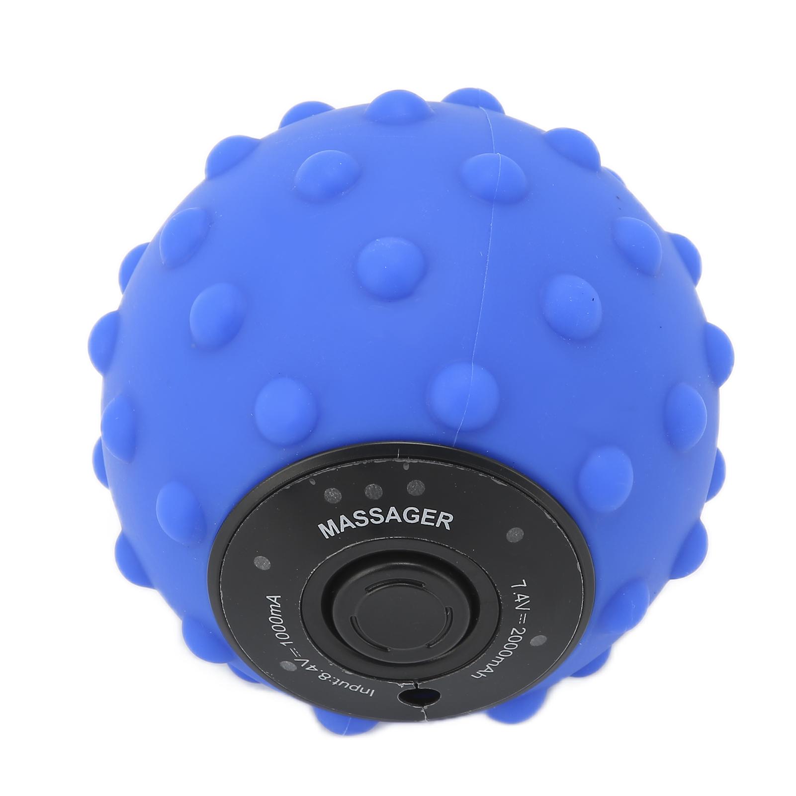 

Вибрационный массажный мяч 4 скорости расслабляющий мышцы мини электрический фитнес-мяч 100-240 В переменного тока US Plug